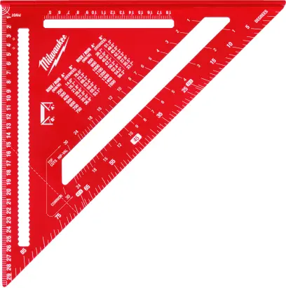 Tesařský trojúhelník Milwaukee metrický (30 x 30 cm), 4932498717